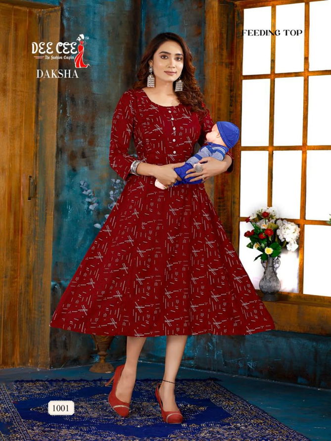 DeeCee Kurti Daksha Regular Wear Designer Wholesale Anarkali Kurtis
